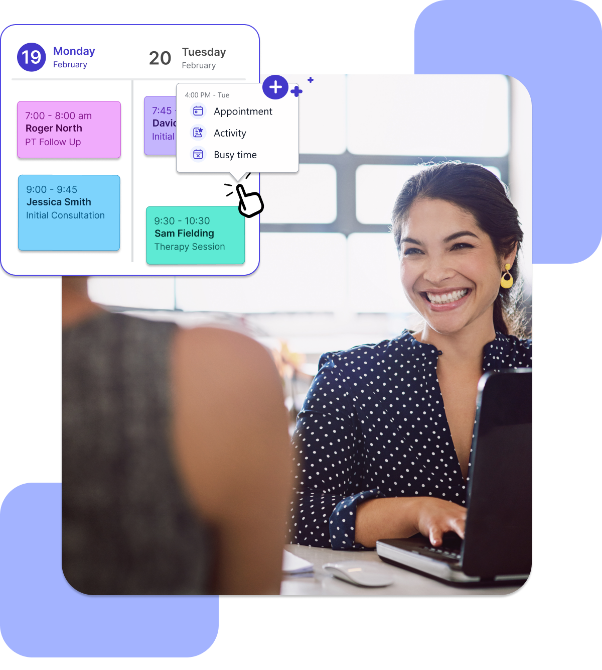 Caspen calendar and scheduling