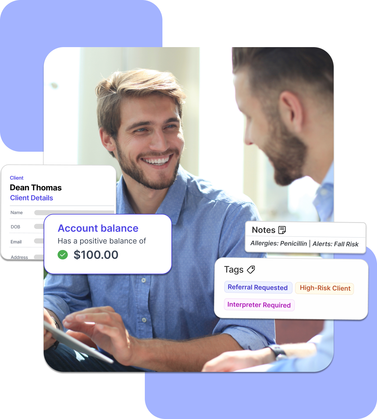 Caspen CRM client management